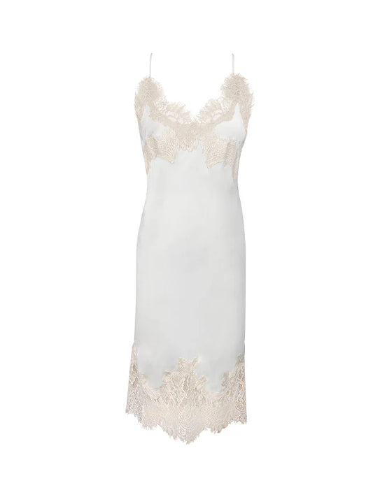 Gold Hawk Eva Coco Slip Mid-Length Dress