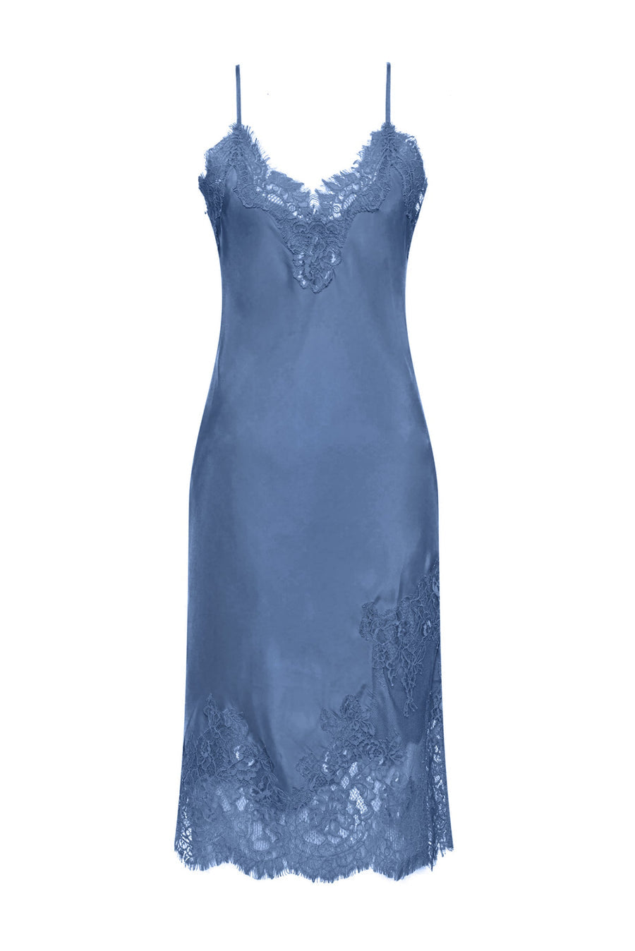 Gold Hawk Grace Lace Silk Dress