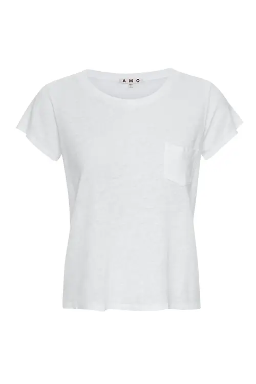 AMO SWEETNESS V-NECK WHITE