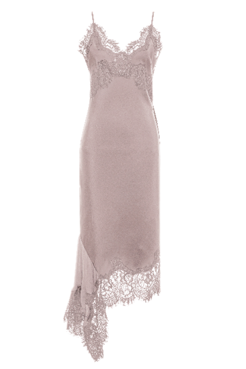 Gold Hawk Emma Sheer Bottom Slip Dress