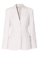 Load image into Gallery viewer, AGGI Leona Off White X Shaped BLazer White
