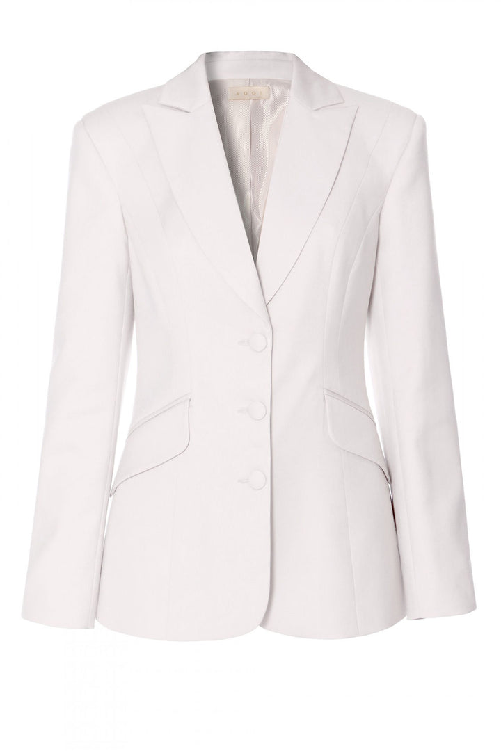 AGGI Leona Off White X Shaped BLazer White