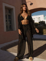Load image into Gallery viewer, PARMIDONNA BEACH PANTS AURORA BLACK
