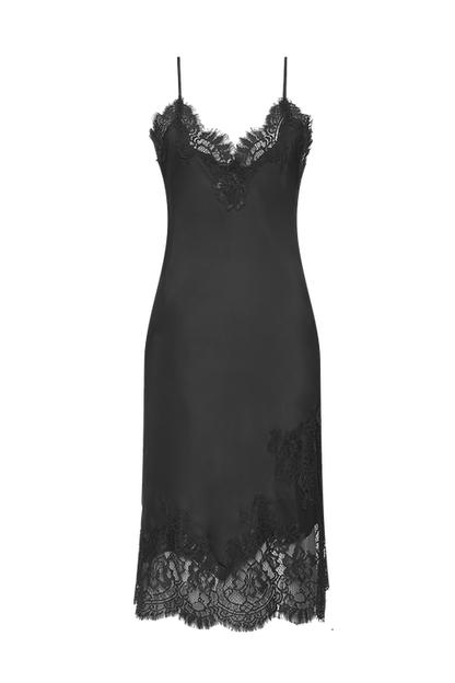 Gold Hawk Grace Lace Silk Dress