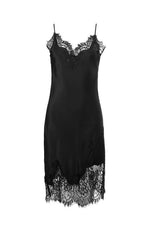 Load image into Gallery viewer, Gold Hawk Grace Lace Silk Dress

