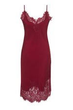 Load image into Gallery viewer, Gold Hawk Grace Lace Silk Dress
