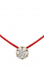 Load image into Gallery viewer, RedLine illusion necklace red
