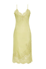 Load image into Gallery viewer, Gold Hawk Grace Lace Silk Dress
