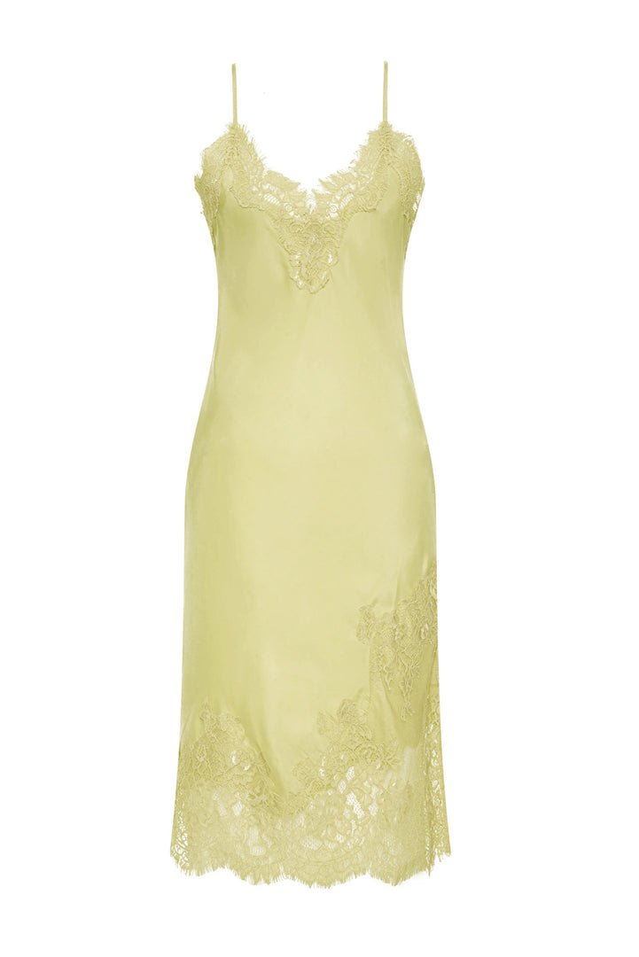 Gold Hawk Grace Lace Silk Dress