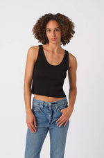 Load image into Gallery viewer, AMO CROP RIB TANKE
