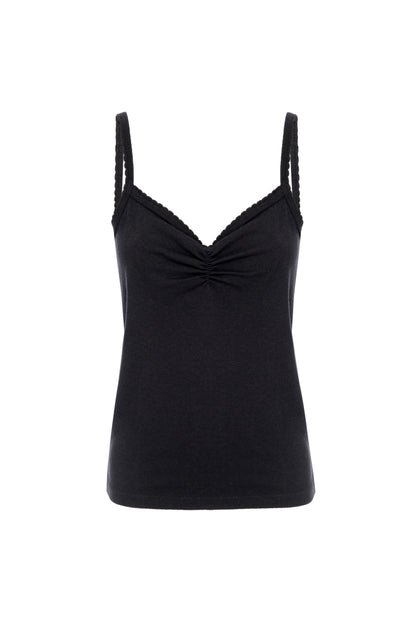 AMO SCALLOP KNIT CAMI