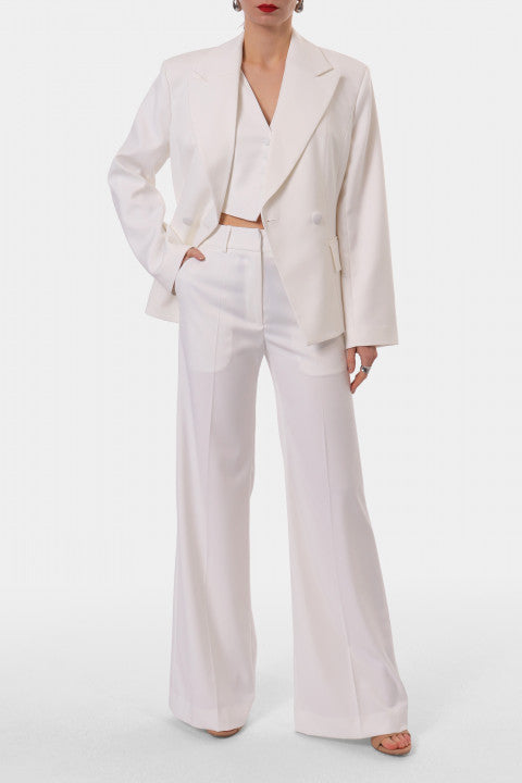 AGGI FRANZI OFF WHITE PANTS