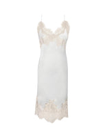 Load image into Gallery viewer, Gold Hawk Eva Coco Slip Mid-Length Dress
