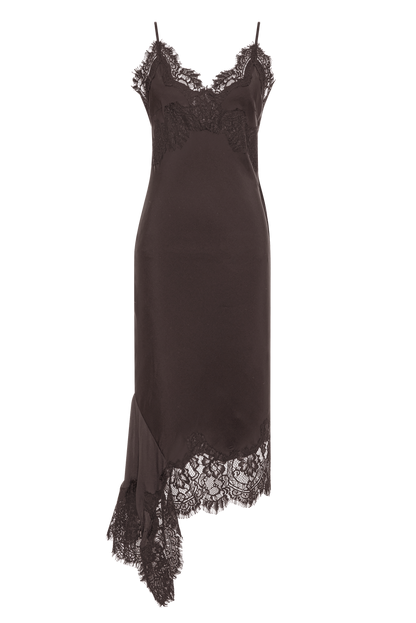 Gold Hawk Emma Sheer Bottom Slip Dress