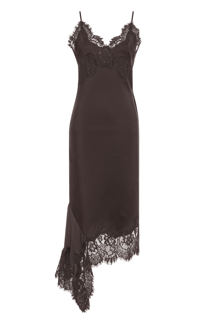 Gold Hawk Emma Sheer Bottom Slip Dress