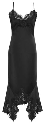 Load image into Gallery viewer, Gold Hawk Cara Slip Bias Mid-Lenght Dress
