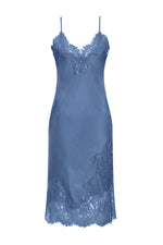 Load image into Gallery viewer, Gold Hawk Grace Lace Silk Dress
