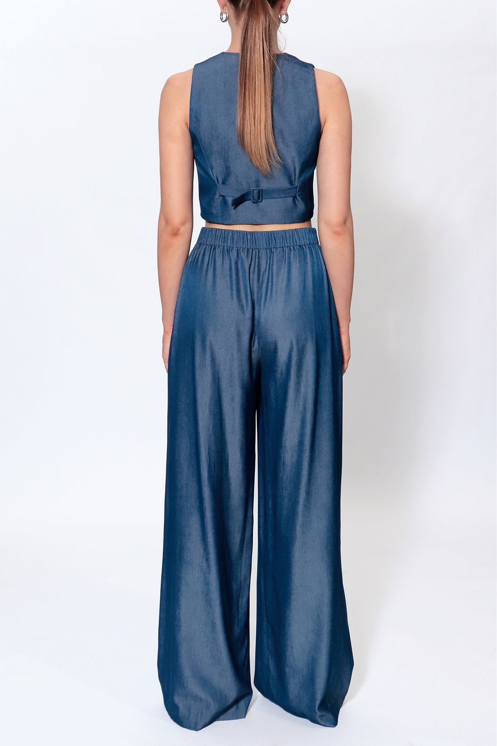 AGGI Ophelie  Denim Navy Blue Pants