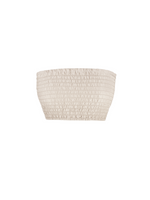 Load image into Gallery viewer, Gold Hawk Ciara Silk Smocking Bandeau
