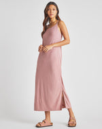 Load image into Gallery viewer, SPLENDID BREEZE INDIGO DRESS
