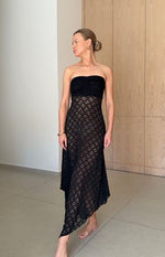 Load image into Gallery viewer, ONLY HEARTS STRETCH LACE FARAH DRESS
