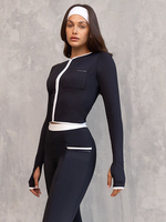 Load image into Gallery viewer, HEROINE SKYLAR JACKET [BLACK/WHITE]
