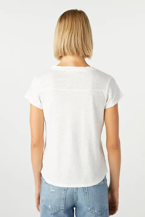 AMO SWEETNESS V-NECK WHITE