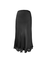 Load image into Gallery viewer, Gold Hawk Silk Bias Mid- Length Skirt
