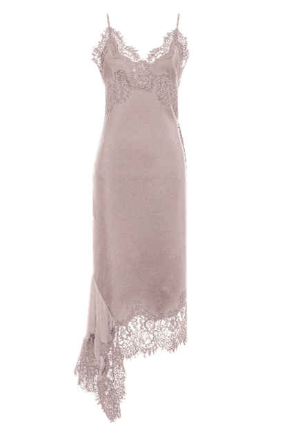 Gold Hawk Emma Sheer Bottom Slip Dress