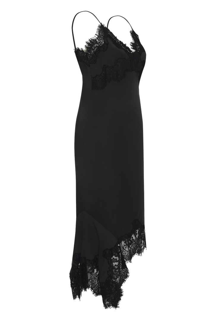 Gold Hawk Emma Sheer Bottom Slip Dress