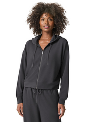 SPLENDID WAFFLE SCUBA ZIP UP